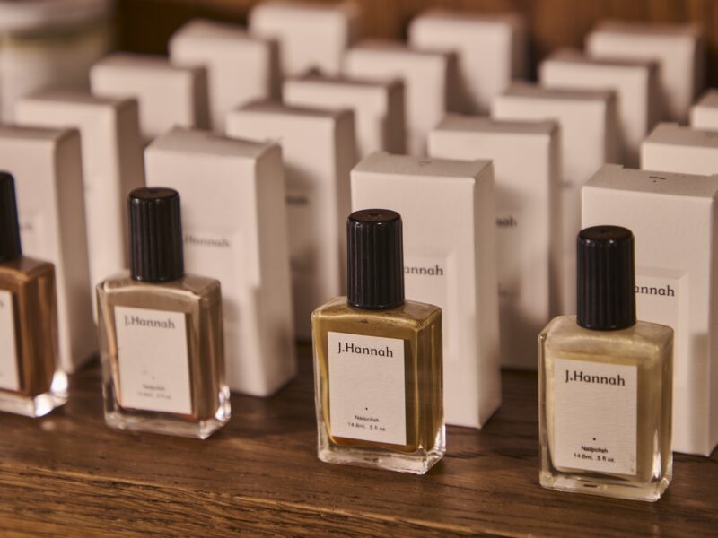 Nail polish in the retail shop at The Harbor Front Inn.